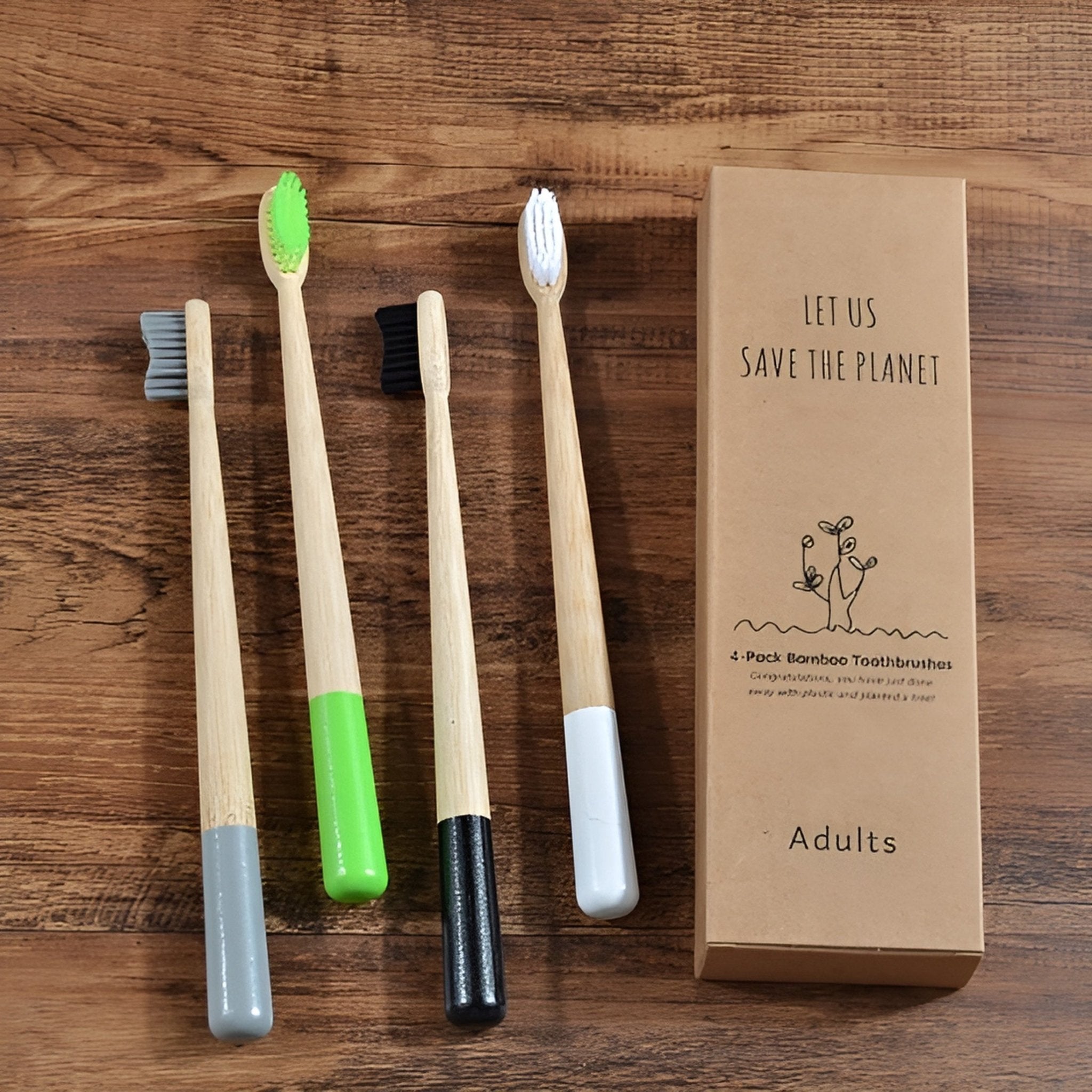 GeekerChip Bamboo Toothbrushes[5 Pcs],Eco-Friendly, in Meadows, Edinburgh